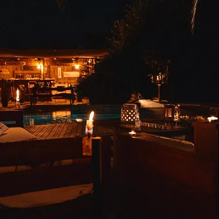 Yourte Jardin Exotique Piscine - Quatre Murs Et Un Toit